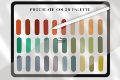 Retro Procreate Palette. Cozy Bright Color Swatches Product Image 2