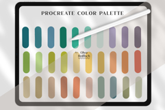 Festive Procreate Palette. Cute Light Color Swatches Product Image 2