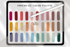 Trendy Procreate Palette. Rich Bright Color Swatches Product Image 2
