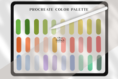 Cute Light Procreate Palette. Fresh Bright Color Swatches Product Image 2