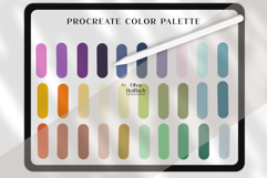 Modern Procreate Color Palette. Winter Procreate Swatches Product Image 2