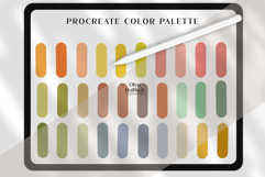 Autumn Procreate Palette. Bright Light Color Swatches Product Image 2