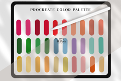 Vibrant Procreate Palette. Bright Festive Color Swatches Product Image 2