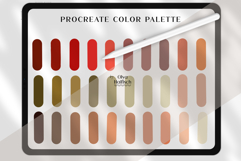 Earthy Procreate Palette. Deep Rustic Color Swatches Product Image 2
