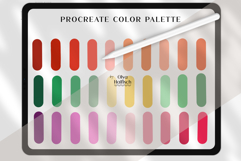 Summer Procreate Palette. Bright and Vibrant Color Swatches Product Image 2
