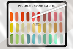 Vibrant Procreate Palette. Bright Summer Color Swatches Product Image 2