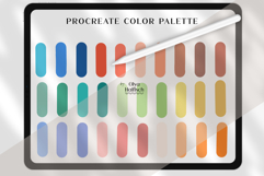 Colorful Procreate Palette. Cute Bright Color Swatches Product Image 2