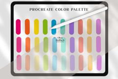 Neon Summer Procreate Palette. Vibrant Color Swatches Product Image 2