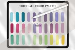 Whimsical Procreate Palette. Mystical Purple Color Swatches Product Image 2