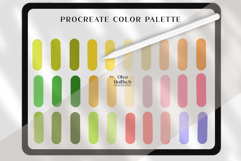 Bright Procreate Palette. Cheerful Tropical Color Swatches Product Image 2