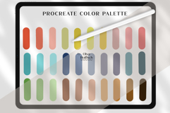 Vintage Procreate Palette. Bright Nostalgic Color Swatches Product Image 2