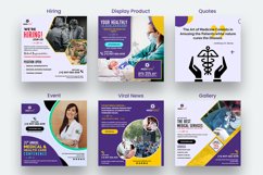 Medical and Hospital Instagram Posts Social Media Kit Product Image 4