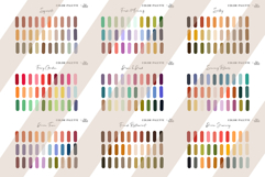 Procreate Color Palette Bundle Vol.3. 75 Procreate Swatches Product Image 5