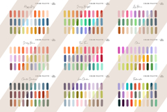 Procreate Color Palette Bundle Vol.3. 75 Procreate Swatches Product Image 6