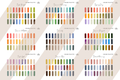 Procreate Color Palette Bundle Vol.3. 75 Procreate Swatches Product Image 9