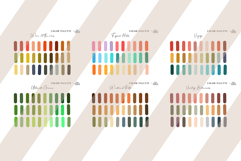 Procreate Color Palette Bundle Vol.3. 75 Procreate Swatches Product Image 11