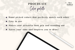 Cozy Procreate Palette. Natural Clay Brown Color Swatches Product Image 3