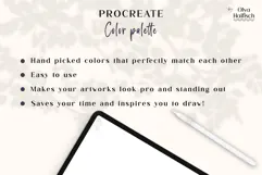 Warm Autumn Procreate Palette. Cozy Brown Color Swatches Product Image 3