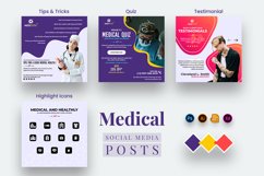 Medical and Hospital Instagram Posts Social Media Kit Product Image 5