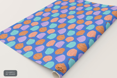 Seashells Digital Papers. Underwater Seamless Patterns Product Image 3