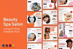 Beauty and Spa Social Media Instagram Post Templates Product Image 1