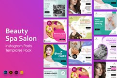 Beauty and Spa Social Media Instagram Post Templates Product Image 1