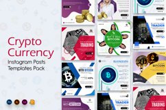 CryptoCurrency Social Media Instagram Post Template Product Image 1