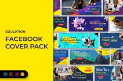 Education Facebook Cover Banner Template Product Image 1