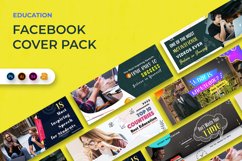 Education Facebook Cover Banner Template Product Image 1