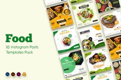 Food and Restaurant Social Media Instagram Post Templates Product Image 1