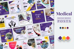 Medical and Hospital Instagram Posts Social Media Kit Product Image 1