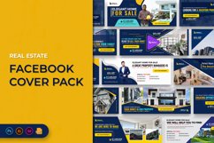 Real Estate Facebook Cover Banner Template Product Image 1