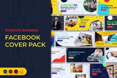 Startup Business Facebook Cover Banner Template Product Image 1