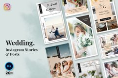 Wedding Instagram Stories &amp; Posts Template Product Image 1