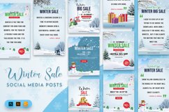 Winter Sale Social Media PostsTemplate Product Image 1