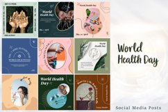 World Health Day Social Media Instagram Posts Template Product Image 1