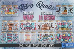 Glass Can Wrap SVG | Retro Wrap SVG | Glass Can Bundle Product Image 1