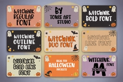Witchink Font Bundle Cute Halloween Handwritten Fonts Pack Product Image 2