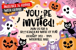Witchink Font Bundle Cute Halloween Handwritten Fonts Pack Product Image 5
