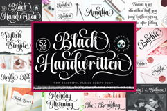 Black Handwritten - Family Scipt Font Product Image 1