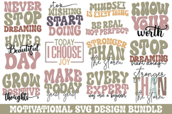 Motivational Svg Design Bundle - Motivational quotes Design Product Image 1