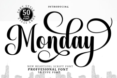 Monday - Family Font Duo In 50 Type Product Image 2