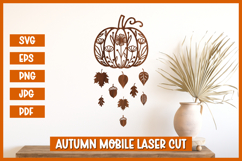 Autumn Mobile Laser cut SVG, Mobile Laser cut SVG Product Image 1