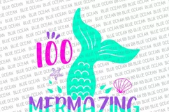 100 mermazing days SVG, 100 days of school SVG, 100 days SVG Product Image 4
