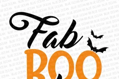 Fab BOO lous svg, Halloween Fabooulous SVG, halloween SVG Product Image 2