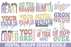 Mental Health Svg Bundle - Mental Health Svg Design Bundle Product Image 1