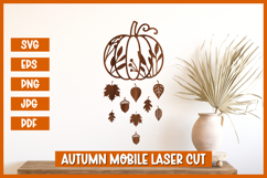 Autumn Mobile Laser cut SVG, Mobile Laser cut SVG Product Image 1