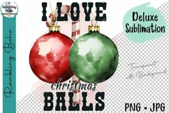 Funny Adult Humor Christmas Balls Sublimation Png Product Image 1