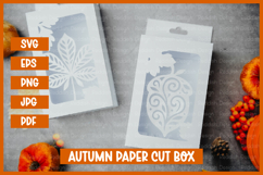 5 Autumn Box Template SVG I Gift Box I Packaging Template SV Product Image 4