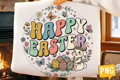 Happy Easter PNG,Happy Easter Sublimation Design Product Image 2